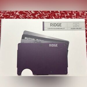 Ridge Purple RFID Blocking Wallet